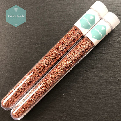 22g Tube 11/0 Miyuki Delica DB0040 Copper Plated