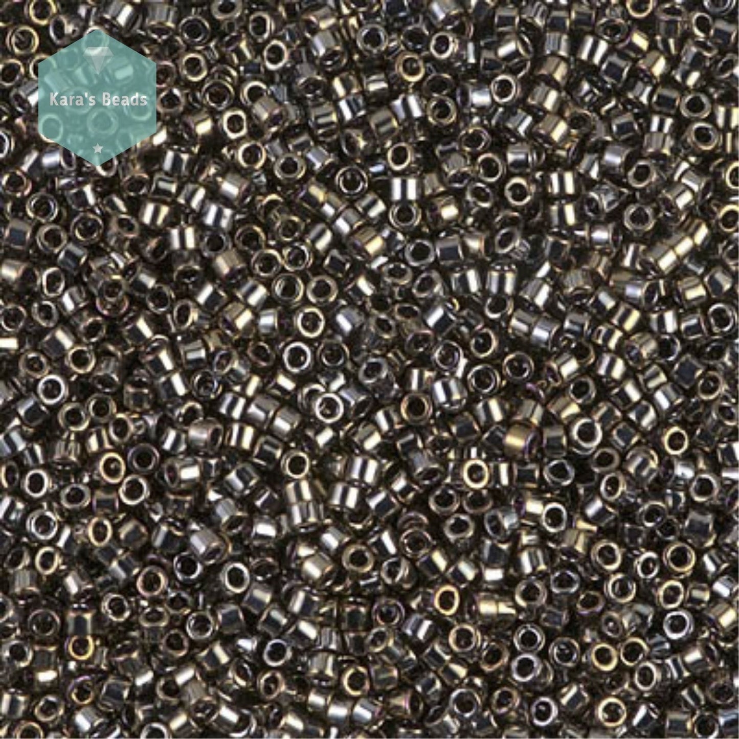 22g Tube 11/0 Miyuki Delica DB254 Bronze Luster