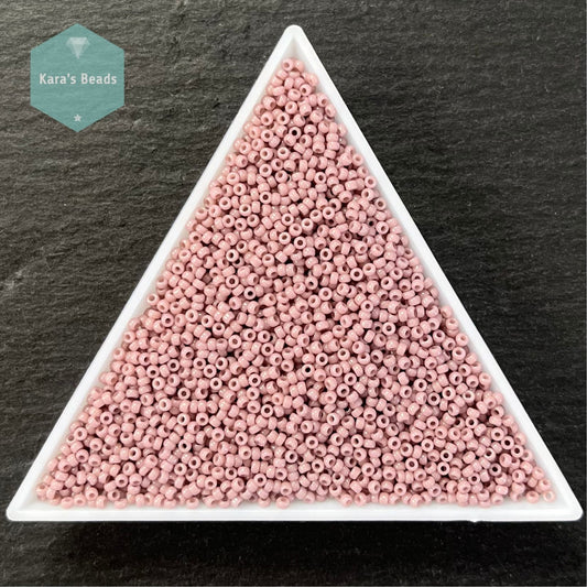 25g Tube 15/0 Miyuki Seed Beads RR15-0410 Opaque Mauve