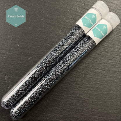 22g Tube 11/0 Miyuki Delica DB0301 Matte Blue Grey