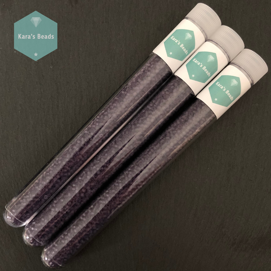 25g Tube 11/0 Toho TR11-19F Transparent Frosted Sugar Plum