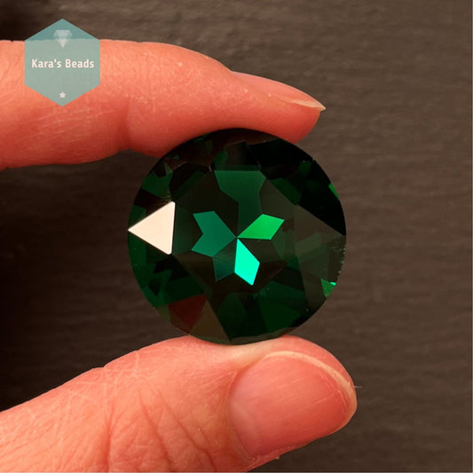 27mm Chaton Green 1 pc