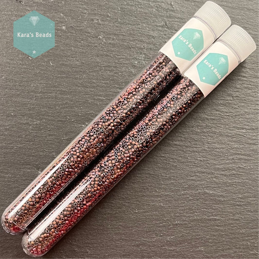 22g Tube 11/0 Miyuki Delica DB0312 Matte Metallic Copper