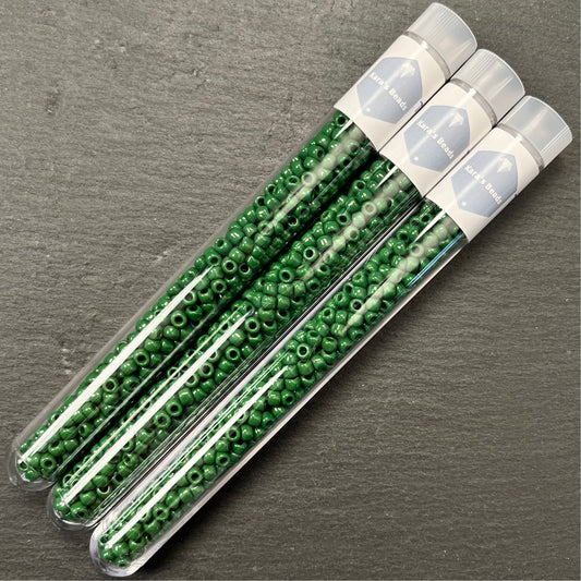 23g Tube 6/0 Toho TR6-47H Opaque Pine Green