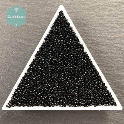 25g Tube 15/0 Toho TR15-49 Opaque Jet